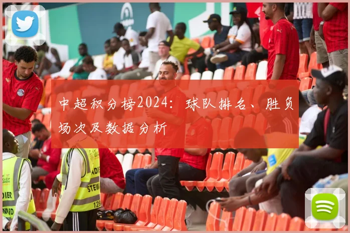 中超积分榜2024：球队排名、胜负场次及数据分析
